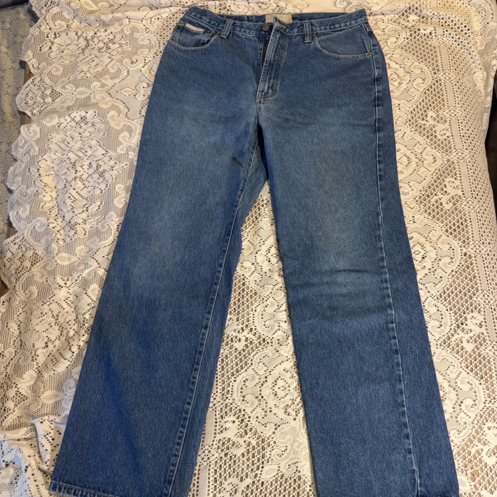 Perry Ellis America Jeans Men's 34x34 Blue Denim Vintage‎ Classic Fit
